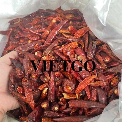 Thương vụ xuất khẩu ớt đến thị trường Ấn Độ