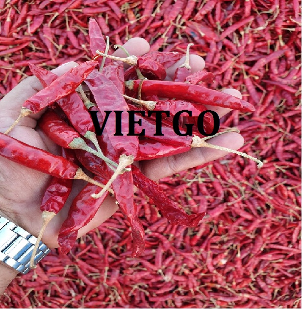 Cơ hội xuất khẩu ớt khô đến một khách hàng người Bangladesh của VIETGO