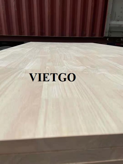 Cơ hội xuất khẩu 05 container 40ft gỗ ghép thanh cao su sang thị trường Trung Quốc