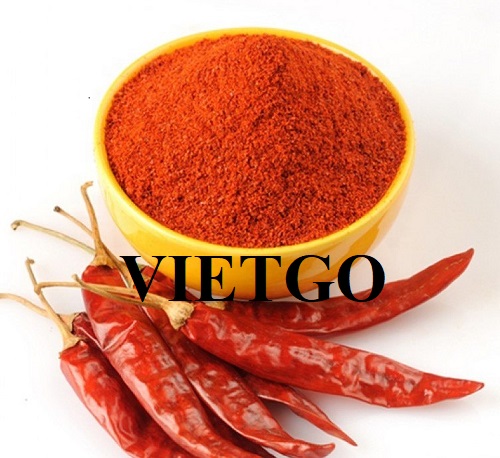 Đối tác người Ấn Độ cần tìm nhà cung cấp cho sản phẩm ớt