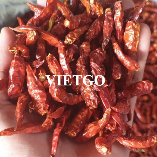 Opportunity to export dried chili to the Philippines market