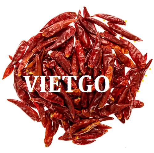 Opportunity to export 4 dried red chili containers 40ft weekly to Sri Lanka  ​