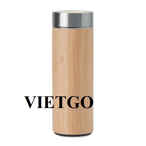Opportunity to export monthly bamboo thermos flasks and bamboo mugs to the Indian market
