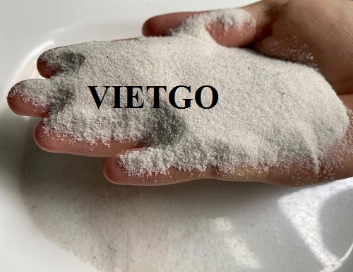 Opportunity to export 25.000 tons of silica sand per month to the Chinese market