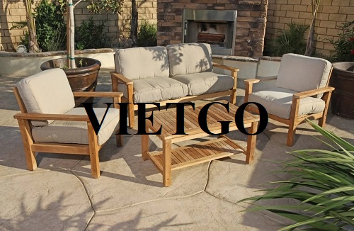 Opportunity to export outdoor tables and chairs to Israel market