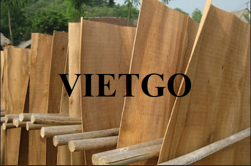 Opportunity to regularly export eucalyptus wood veneer to the Chinese market