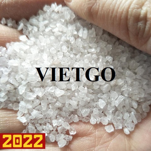 Opportunity to supply 100,000 tons of silica sand monthly to the Korean market