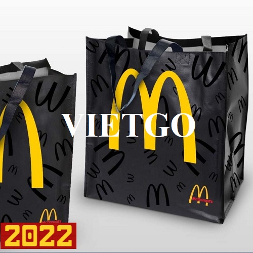 Opportunity to export PP bags for the famous fast food brand Macdonald in the US