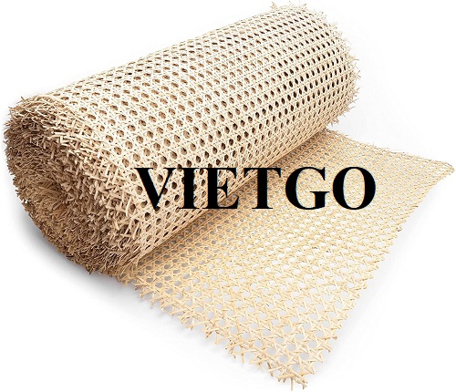 Opportunity to export rattan webbing mesh every month to the Turkish market