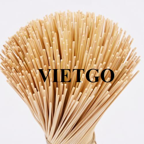 Opportunity to export bamboo sticks to the Indian market
