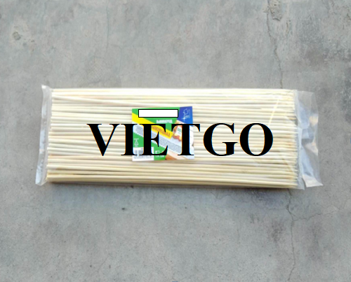 Opportunity to export 1 40ft container of bamboo skewers to the Russian market