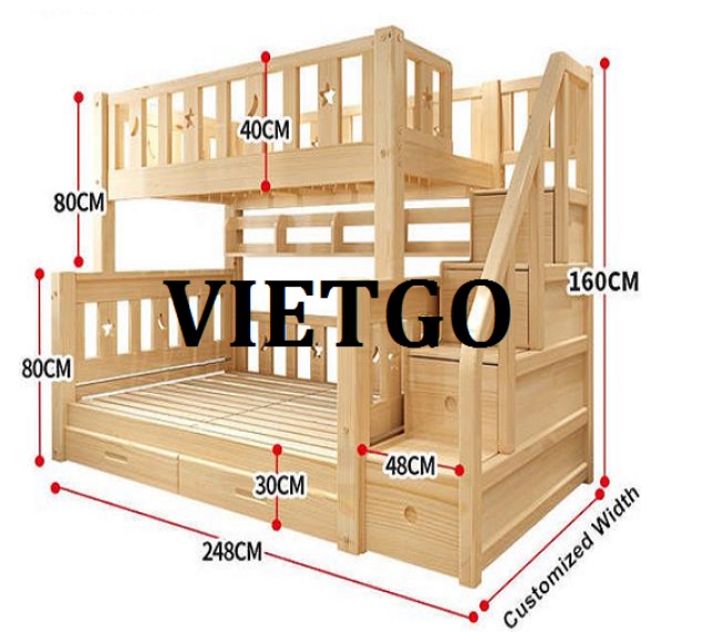 The deal to export wooden bunk beds to the US market