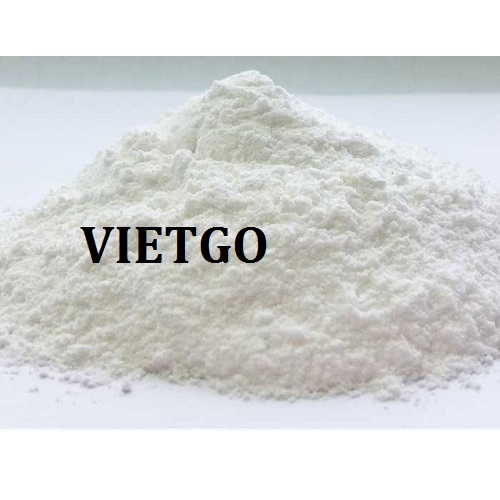 Commercial affair to export tapioca starch for a Chinese company
