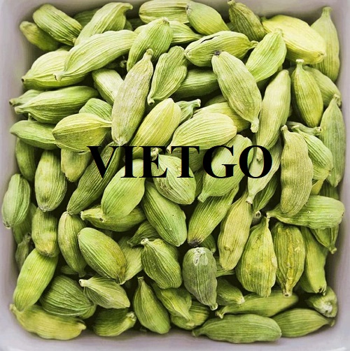 Commercial affair with an Indian company to export green cardamom products