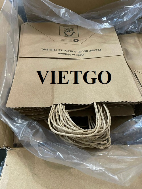 The deal to export Kraft paper bags to the US market