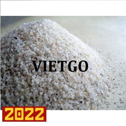 Opportunity to cooperate with a Japanese company to export silica sand
