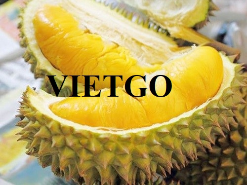 Opportunity to cooperate with a business in Indonesia for durian export orders