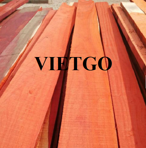 The commercial affair to export padauk timbers to the Chinese market