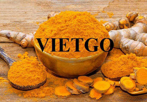 The opportunity to cooperate with a company in the UK to export turmeric powder