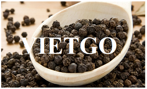 Opportunity to cooperate with a large enterprise in India for black pepper order