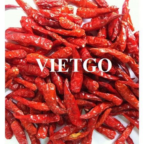 Opportunity to cooperate in exporting dried chili to the Chinese market