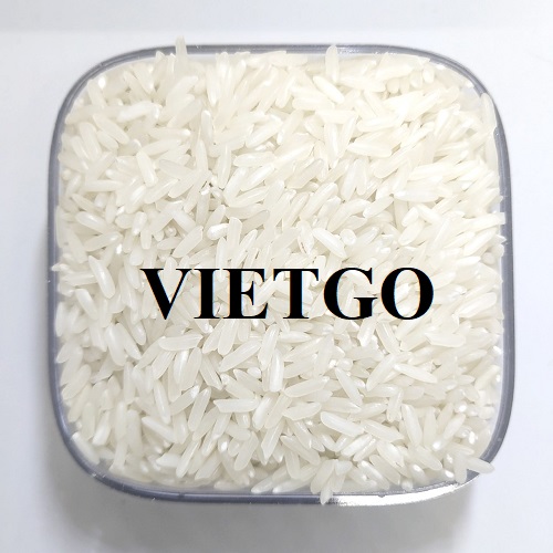 The opportunity to export white rice comes from a Taiwanese enterprise