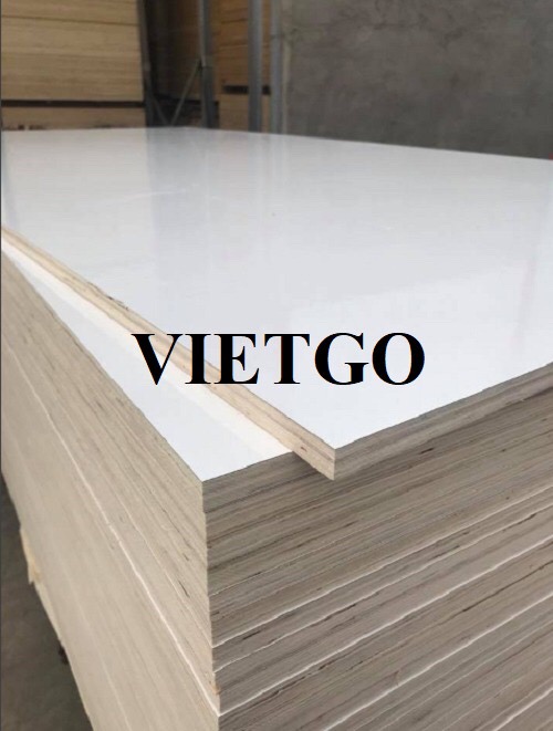 Commercial affair to export melamine-coated plywood to the USA market