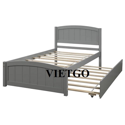 Export deal of 10 containers of 40'HC wooden beds to the US market