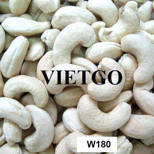 The opportunity to cooperate with the French customer for cashew import orders