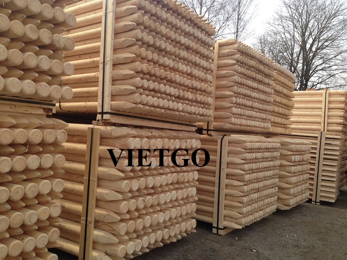Plant seed distribution enterprise in France plans to import 800m3 of wooden stakes for an upcoming project