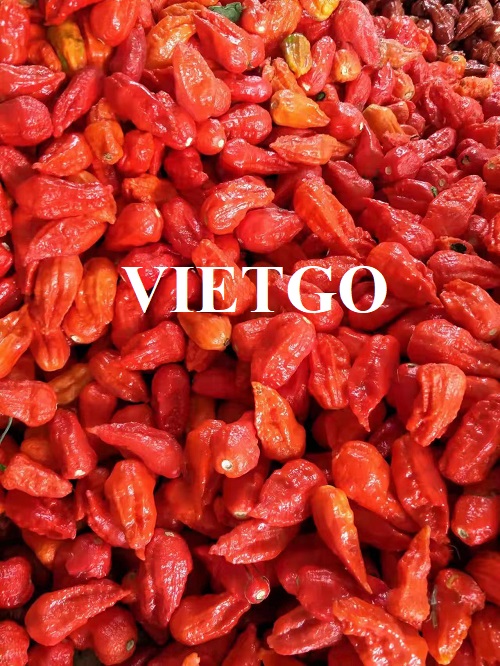 The deal to export dried chilies to the Chinese market