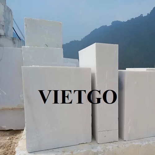 Opportunity to export marble blocks to the Chinese market