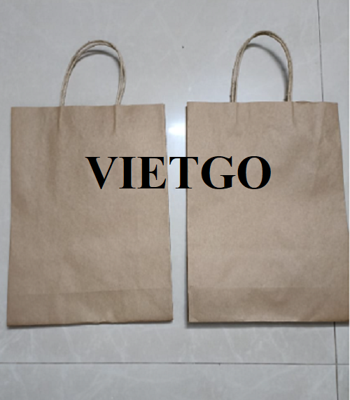 Opportunity to cooperate with an Indian enterprise for an export order of paper bags