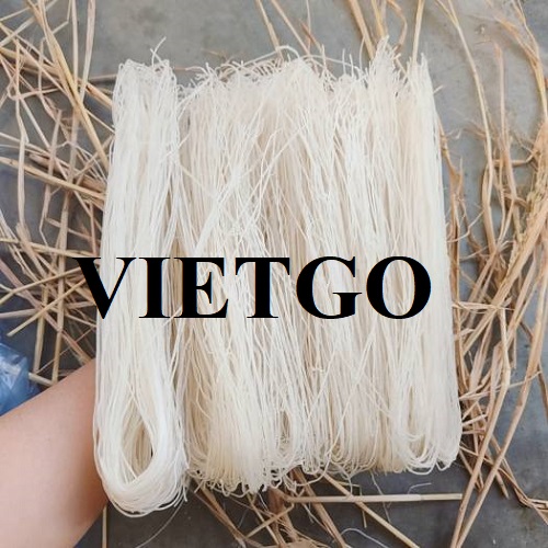 Opportunity to cooperate with a Vietnamese enterprise for orders of rice noodles exported to the South Korean market