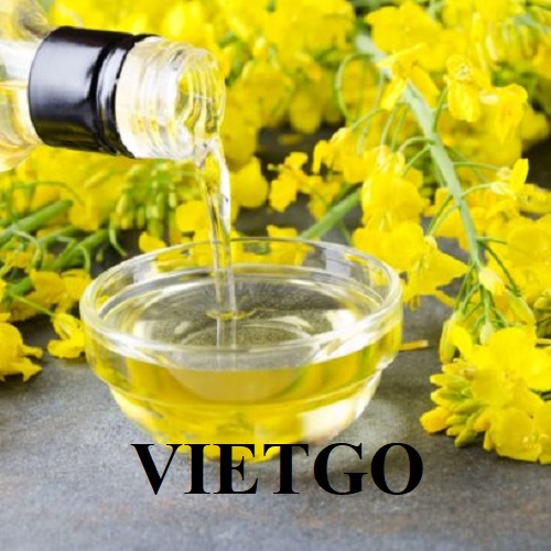 Commercial affair to export rapeseed oil to the Chinese market