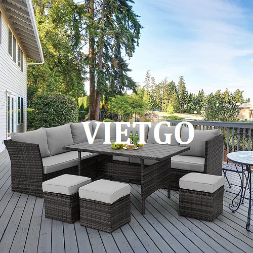 Opportunity to export rattan outdoor furniture to the Canadian market