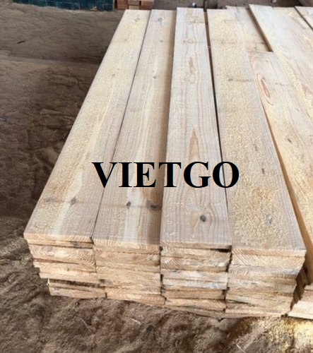 Thương vụ xuất khẩu 100m3 gỗ thông xẻ sang thị trường Ý