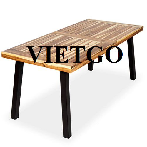 The export deal of wood patio dining sets to the US market