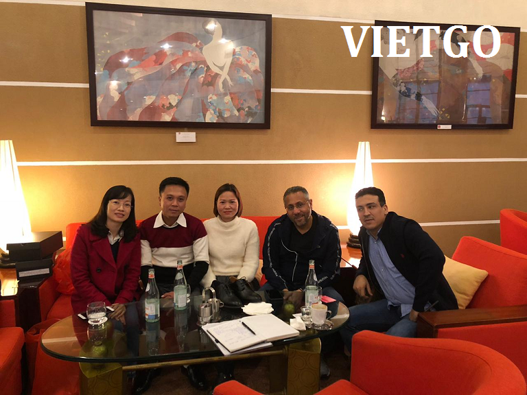 Khách hàng đến từ Ả Rập Xê Út vừa có cuộc gặp gỡ với 3 nhà cung cấp may mặc của VIETGO vào chiều qua, ngày 10/12/2018