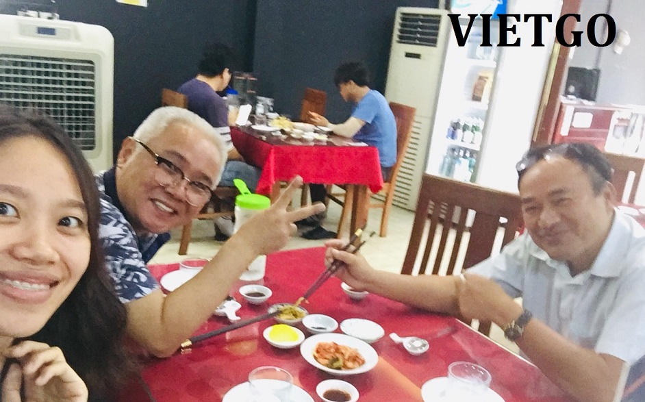 Chúc mừng công ty Trung Nguyên đã có buổi tiếp xúc thành công với vị khách hàng than người Hàn Quốc