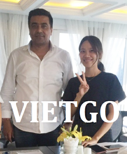 Thông báo khách sang: Cơ hội gặp gỡ và trao đổi với vị khách hàng tiềm năng cần tìm nhà cung cho nhiều mặt hàng may mặc đến từ Dubai - Mr. Rishi