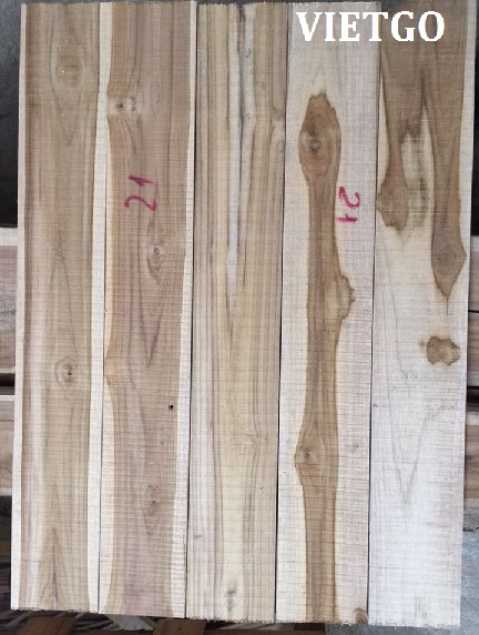 teak xẻ xuất khẩu