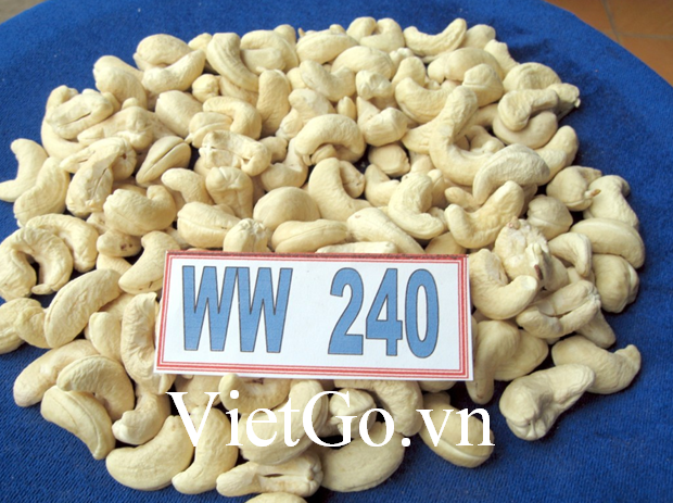 Cơ hội xuất khẩu hạt điều WW320 và WW240 sang Đài Loan