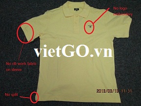 Đơn hàng áo Polo shirt từ nhà nhập khẩu Trung Quốc