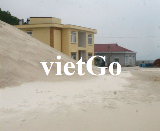 Đơn hàng cát san lấp( cát biển) sang Vương Quốc  Anh