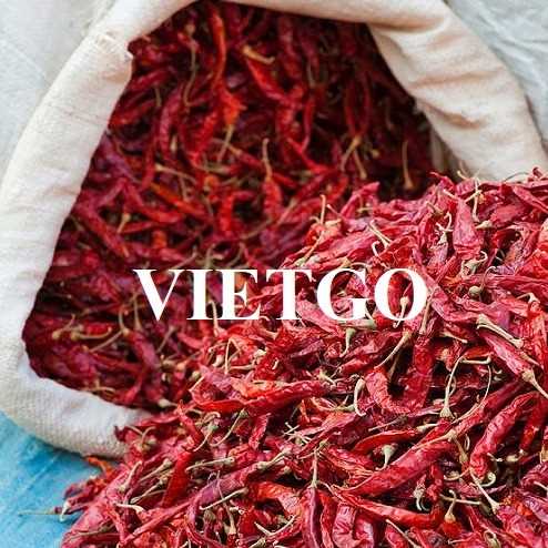 Cơ hội hợp tác xuất khẩu ớt khô sang thị trường Ấn Độ