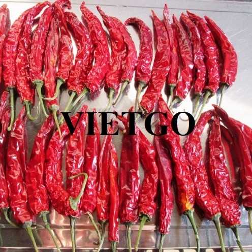 Cơ hội xuất khẩu sản phẩm ớt sang thị trường Ấn Độ
