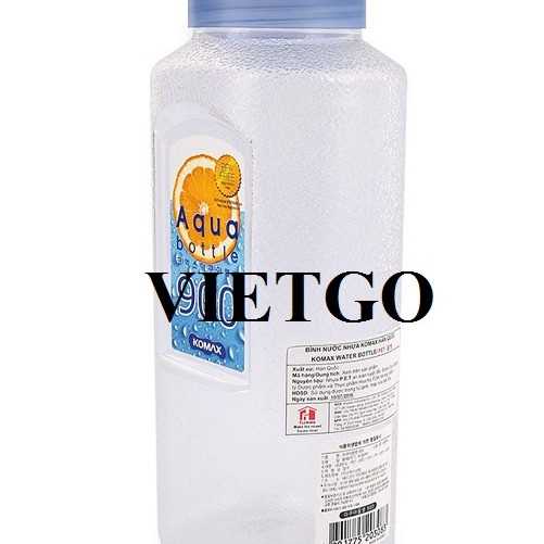 Thương vụ xuất khẩu bình nhựa sang thị trường Hà Lan