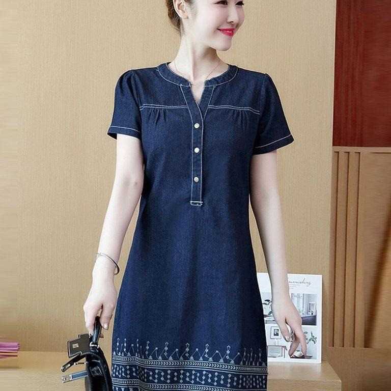 I am looking for denim dresses for lady and kids supplier - stocklots