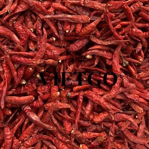 Cơ hội xuất khẩu ớt khô sang thị trường Ấn Độ